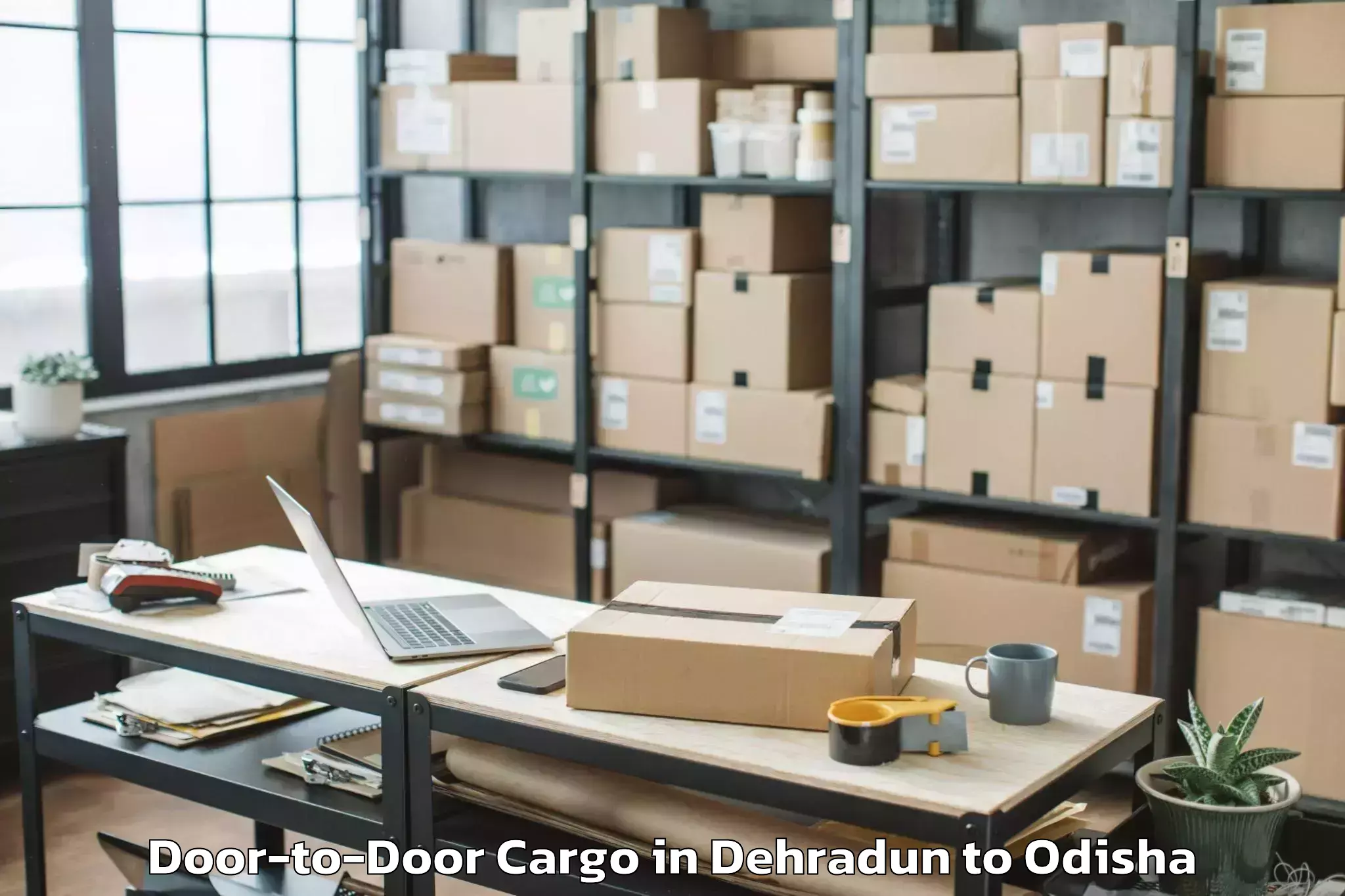 Book Dehradun to Bansada Door To Door Cargo